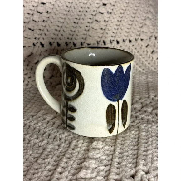 Vintage Viking Japan Brand Ceramic Floral Theme 8oz Cup - Picture 1 of 5